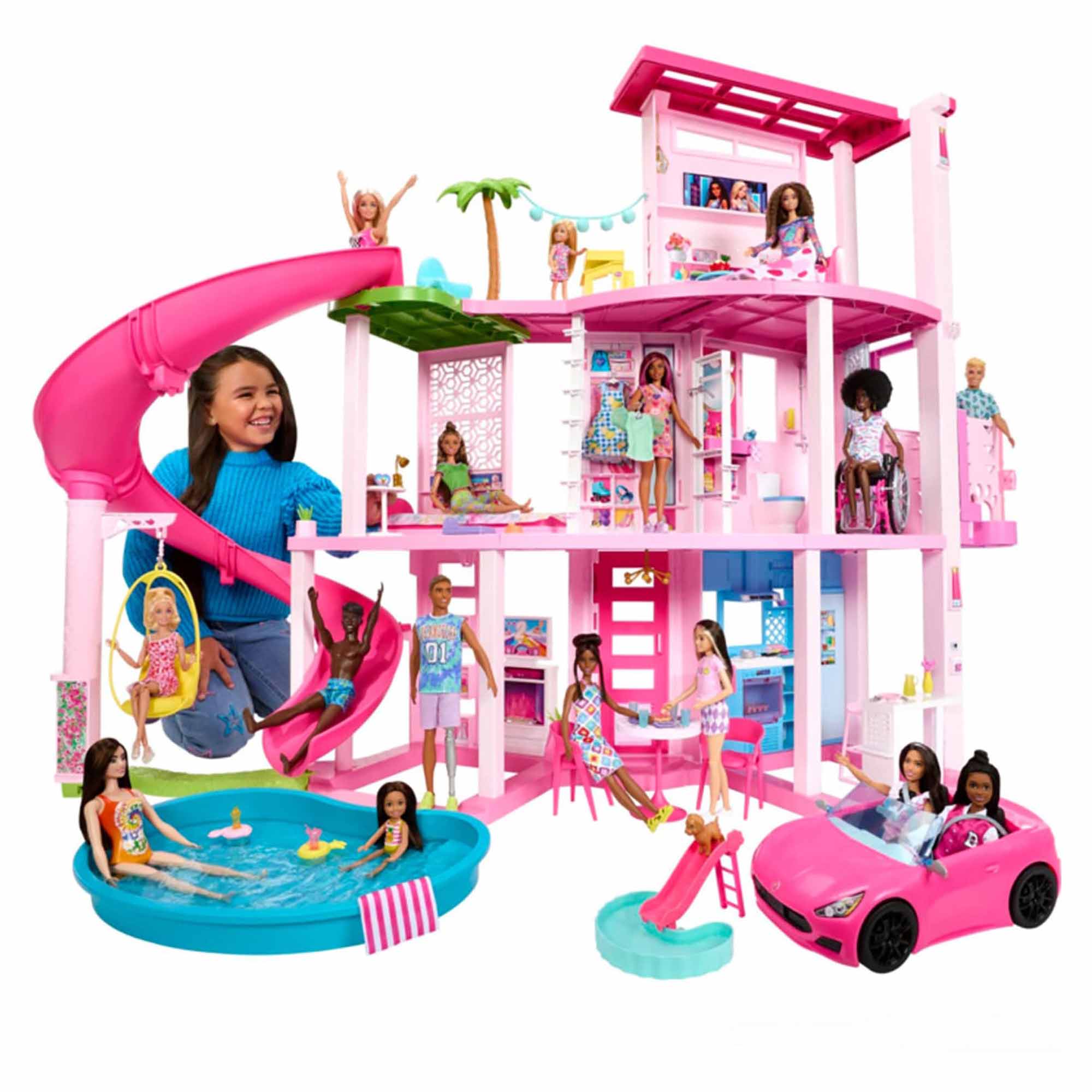 Barbie Dreamhouse Pooly Party Playset 2023 - Image 6