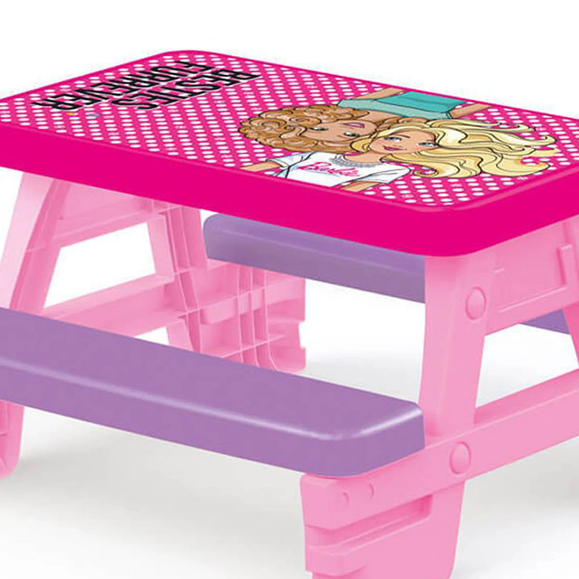 Barbie Kids Pink Picnic Table - Image 3