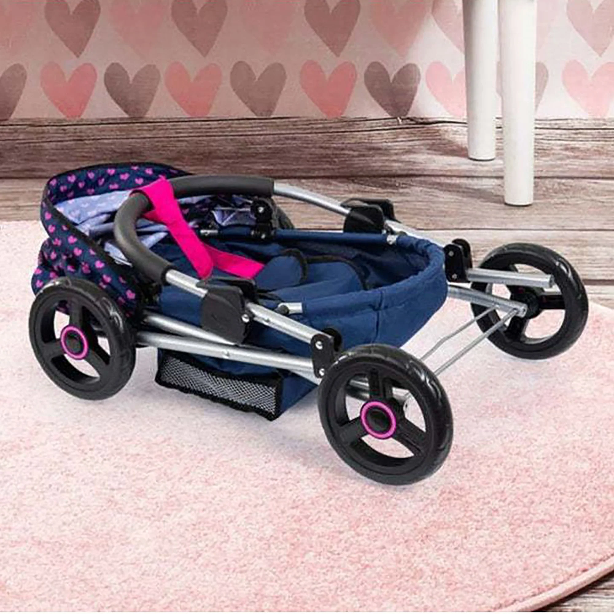 Bayer Cosy Doll Pram - Confetti - Image 3