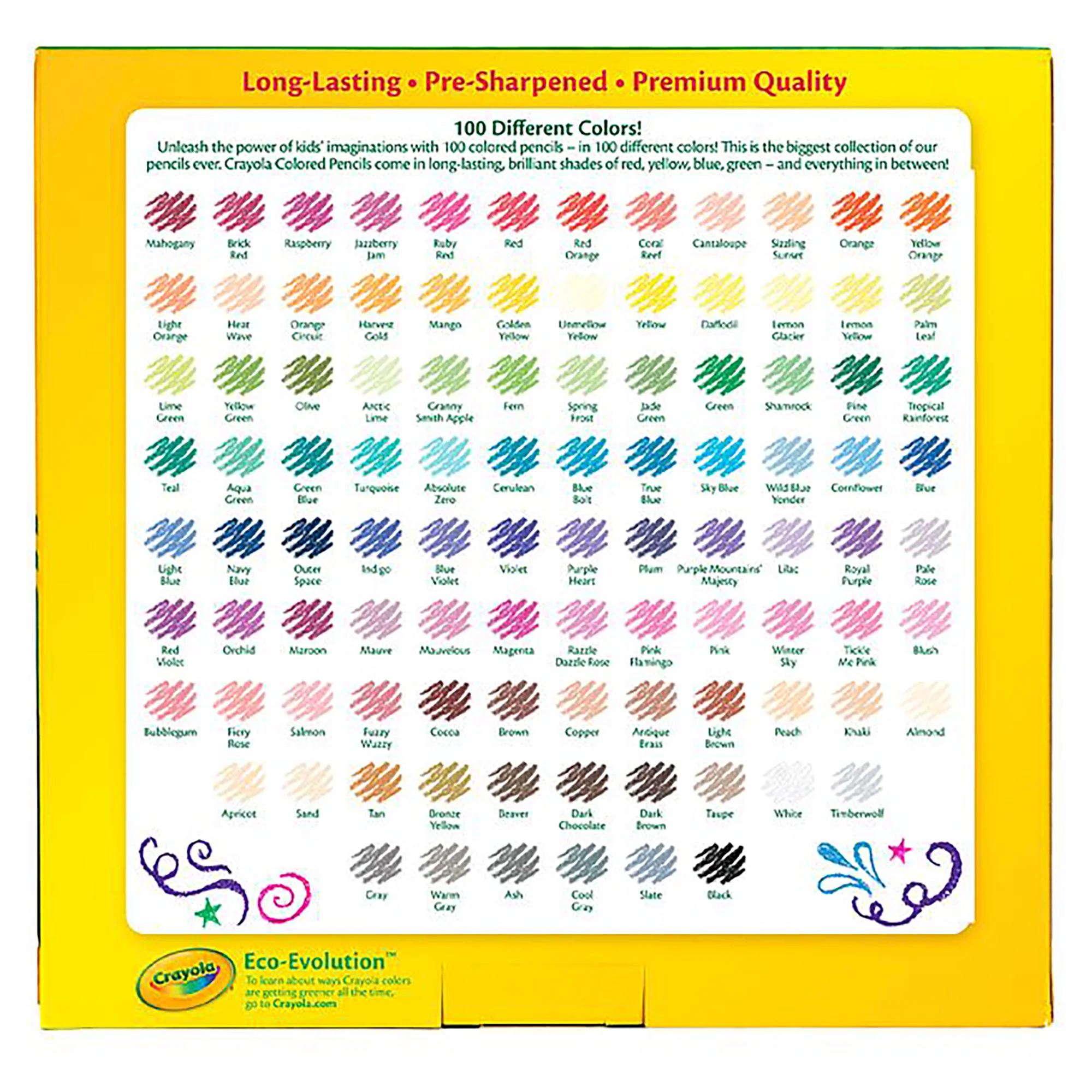 Crayola The Big coloursed Pencils (Pack of 100) - Image 3