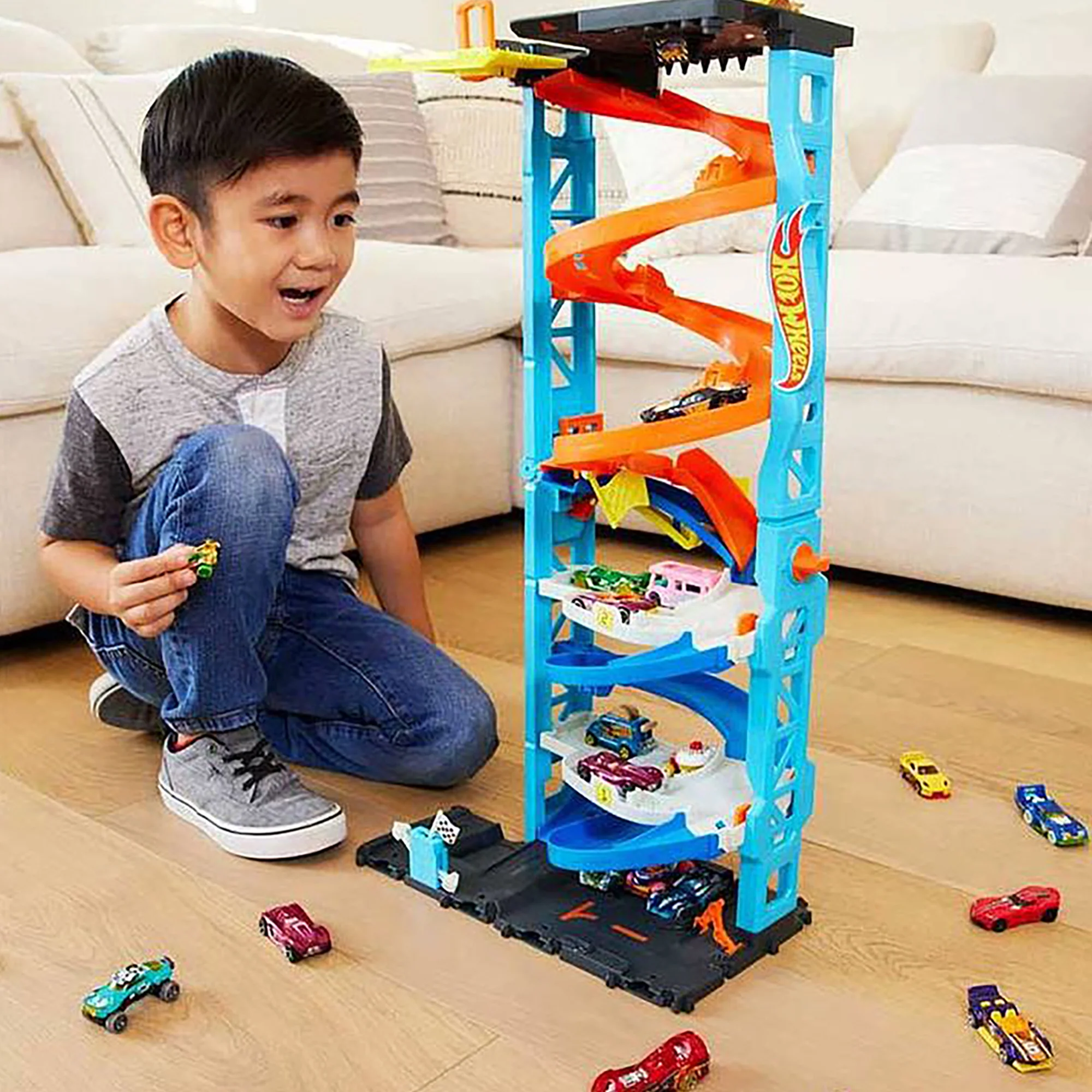 Hot Wheels City Transforming Race Tower Playset - Image 4