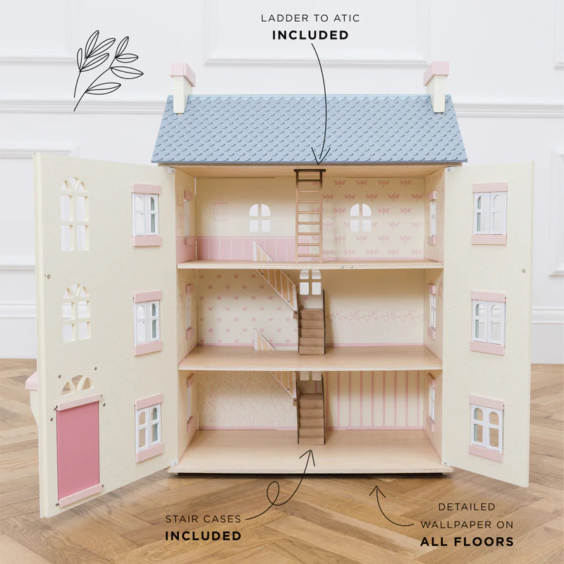 Le Toy Van Daisylane Cherry Tree Hall Doll House - Image 6
