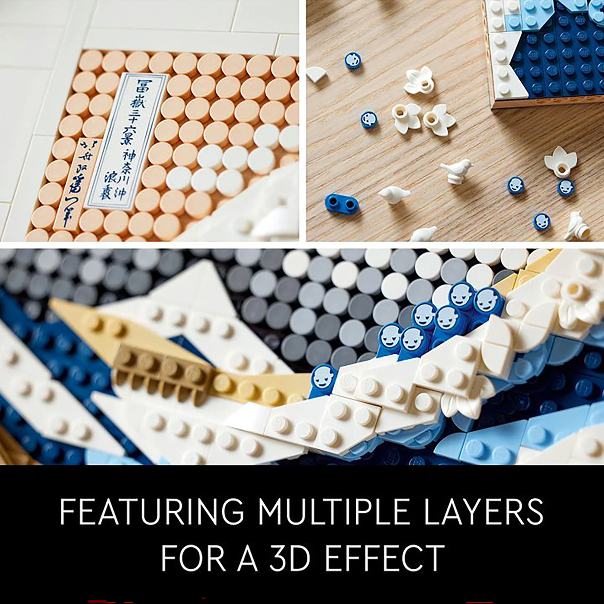 LEGO Art Hokusai, The Great Wave 31208 (1,810 pieces) - Image 6