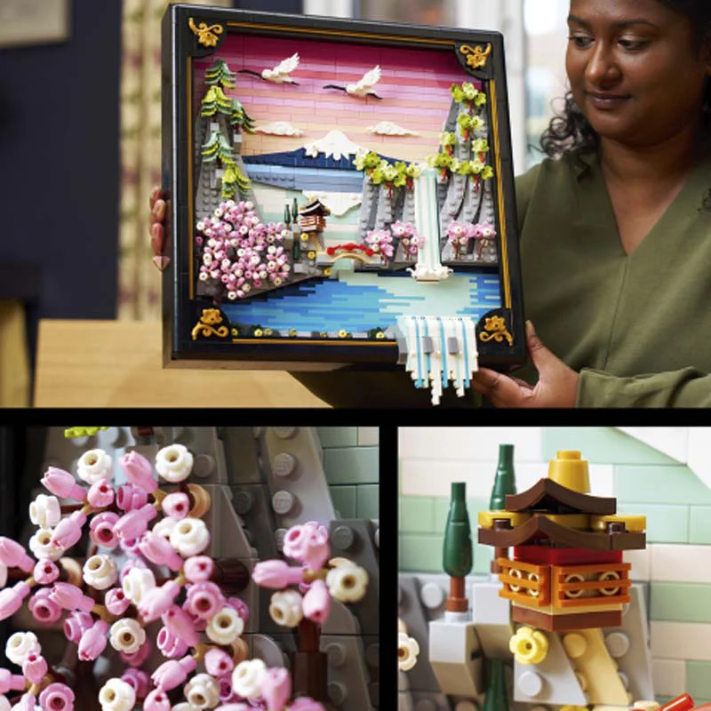 LEGO ART Japanese Cherry Blossom Landscape - Image 4