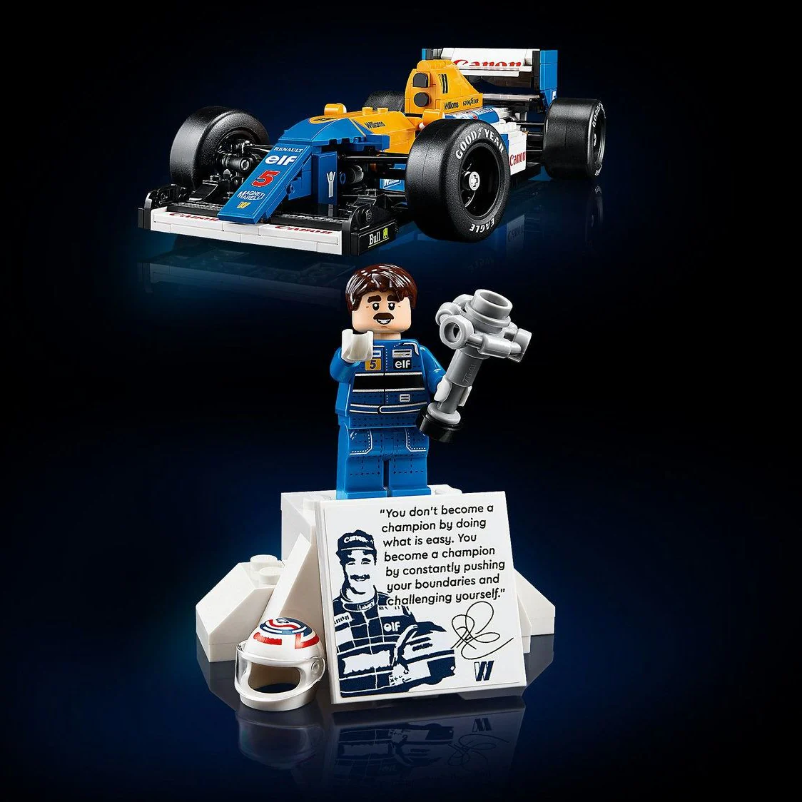 LEGO Icons Williams Racing FW148 & Nigel Mansell 10353 - Image 3