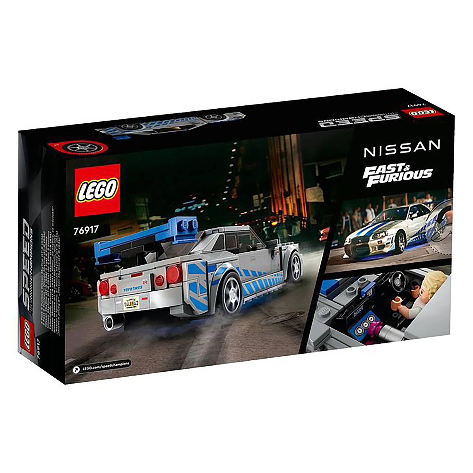 LEGO Speed Champions 2 Fast 2 Furious Nissan Skyline GT-R (R34) 76917 (319 pieces) - Image 7