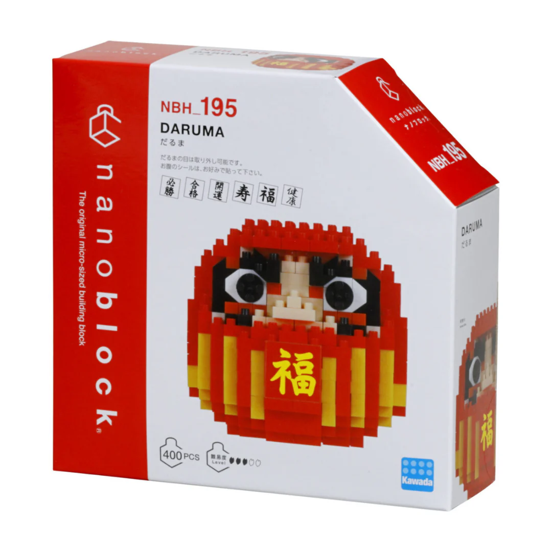 nanoblock Daruma Lucky Charm Red - Image 3