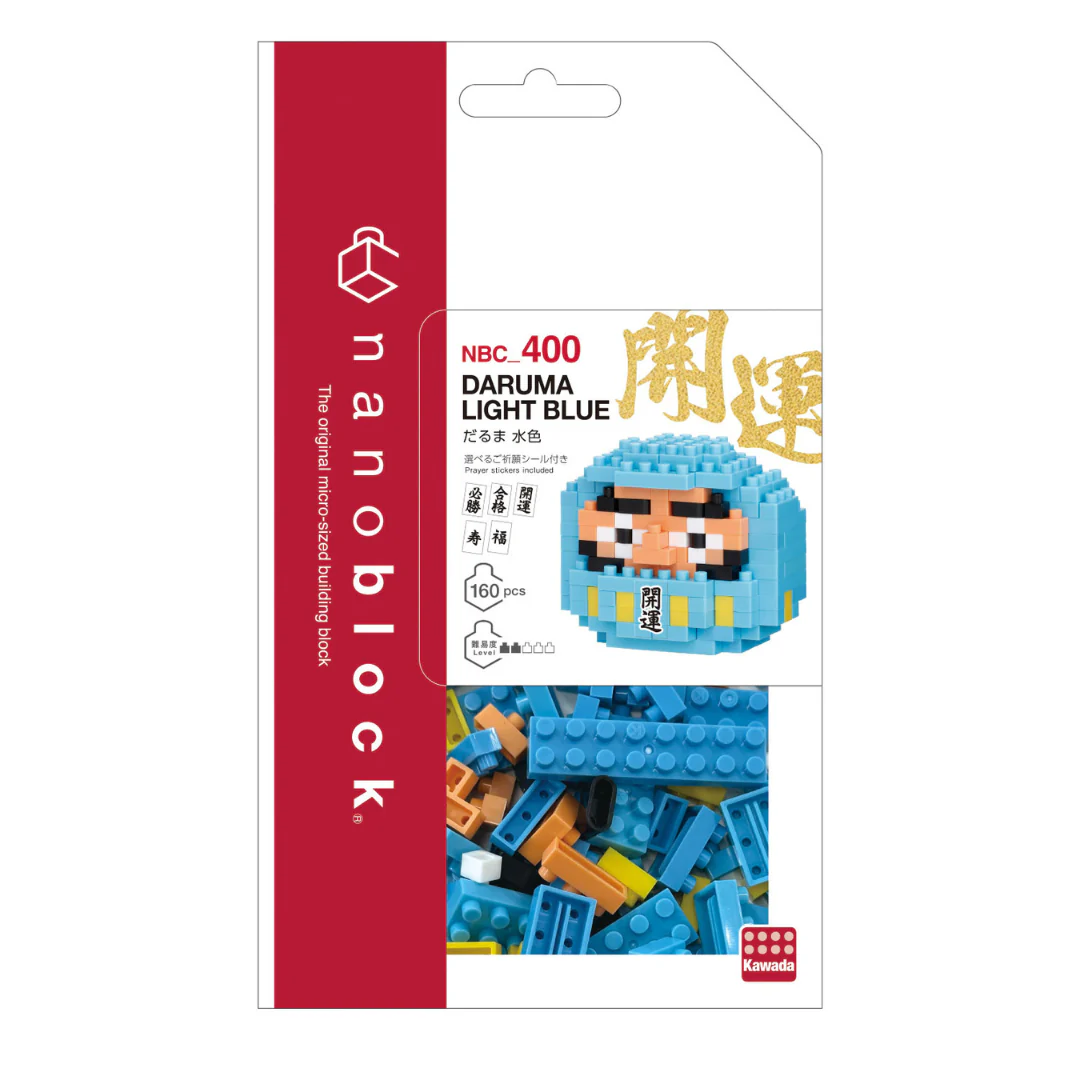 nanoblock Daruma Pastel Blue - Image 4
