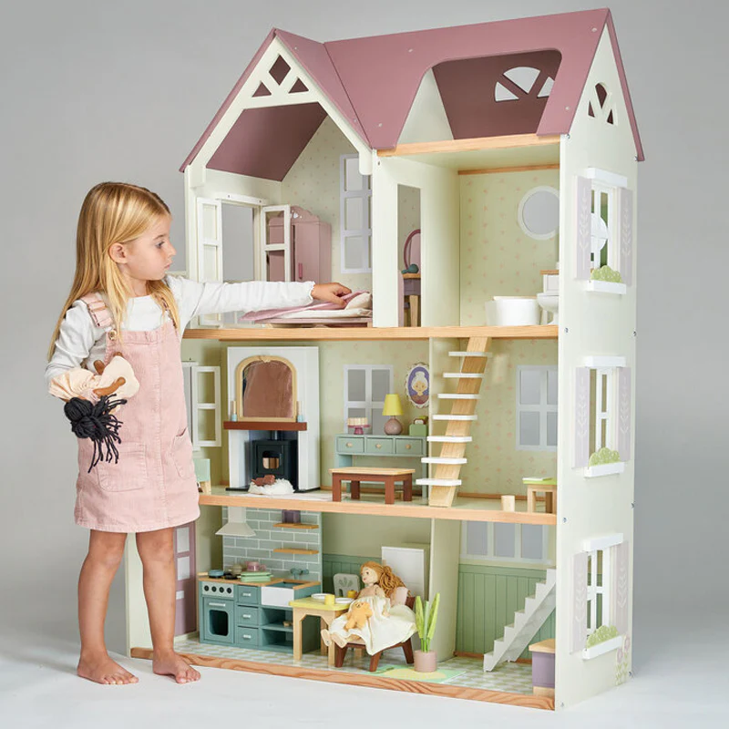 Tender Leaf Toys Mulberry Mansion Doll House with Furniture - Image 3
