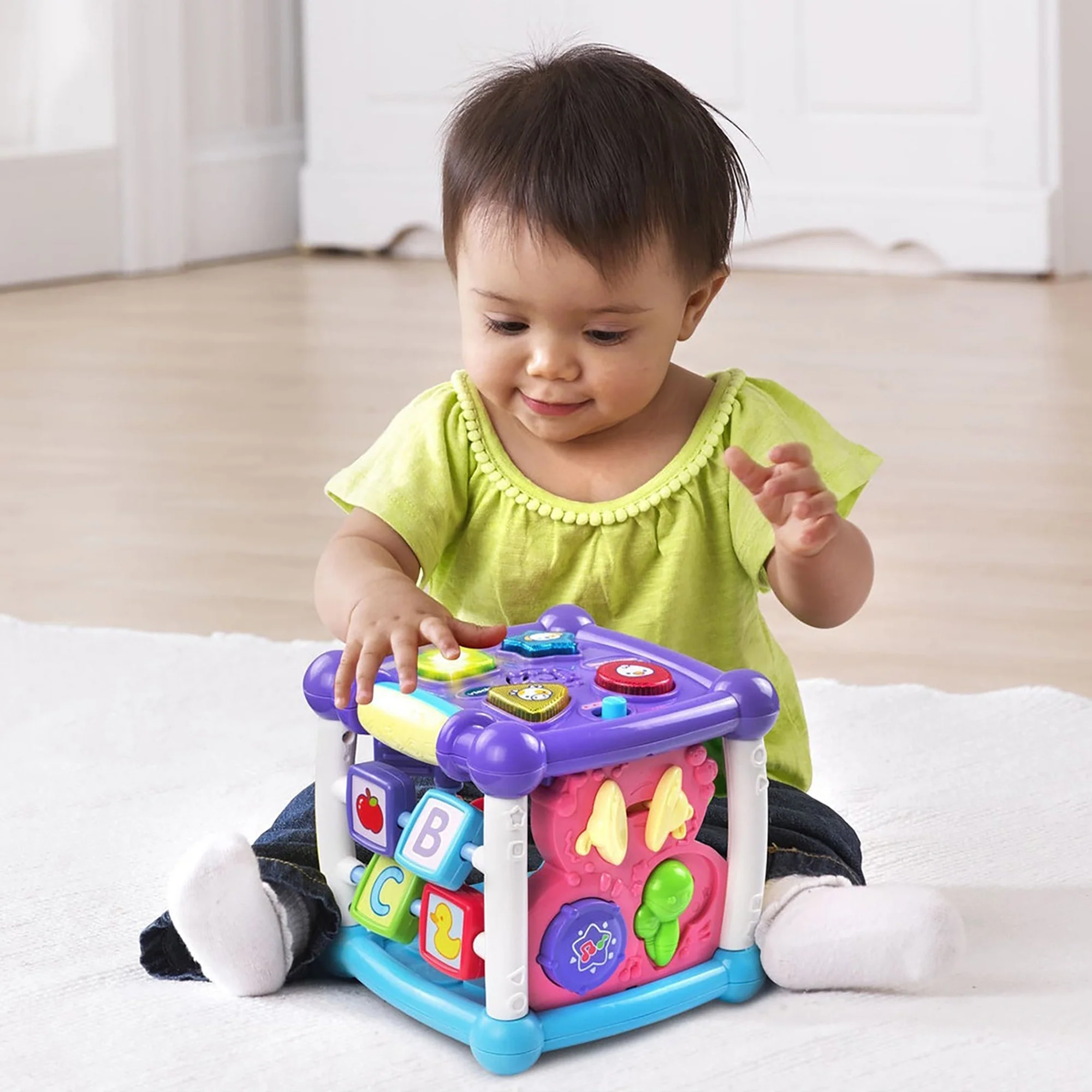 VTech Baby Turn & Learn Cube Pink - Image 3